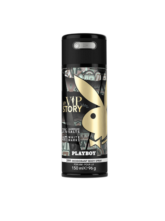 Playboy Men My VIP Story Deodorant Spray - 150ml