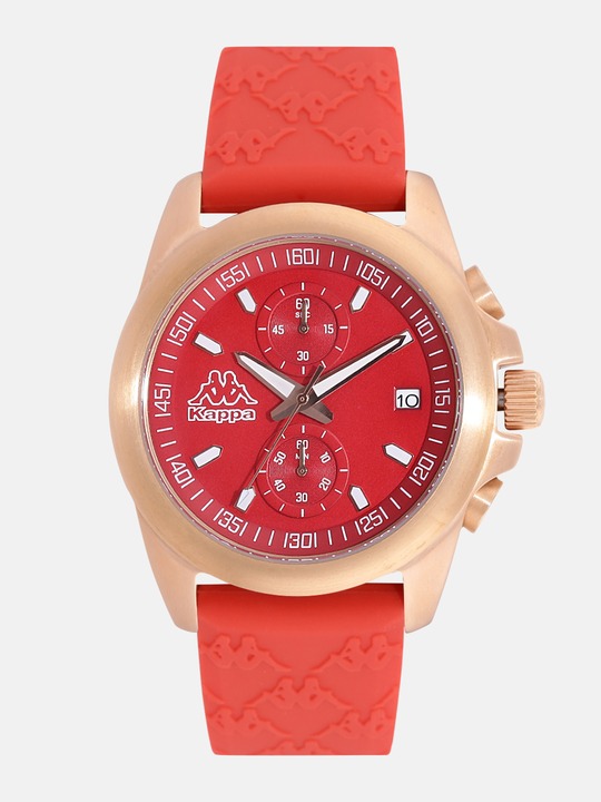 Women Red Chronograph Watch KP-1404L-E