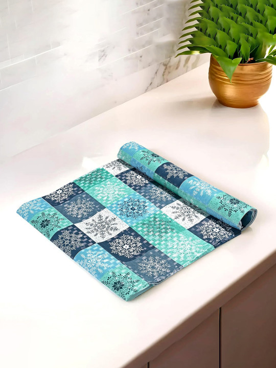 Kuber Industries Multicolored Printed Anti-Slip Shelf Mat