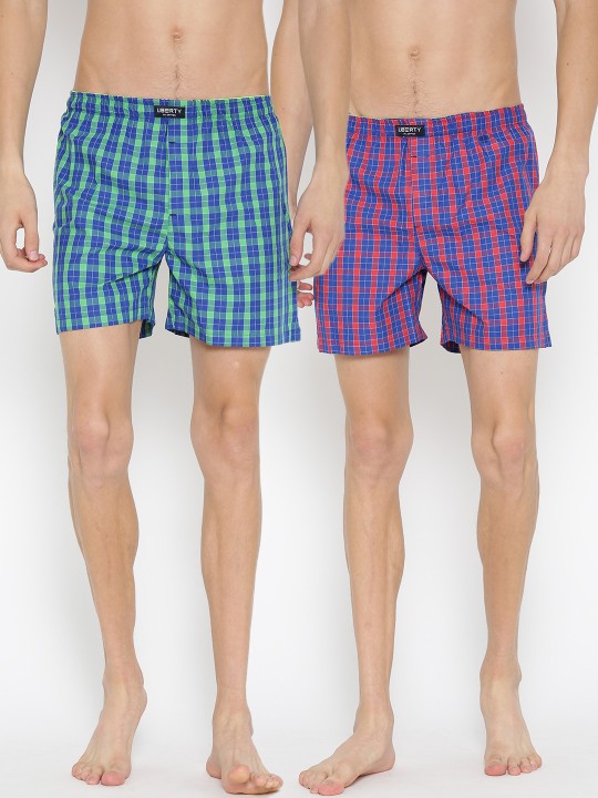 Pack of 2 Checked Boxers 105BC