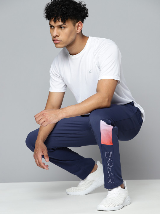 HRX by Hrithik Roshan HRX By Hrithik Roshan Training Men Astral Aura Rapid-Dry Solid Track Pants