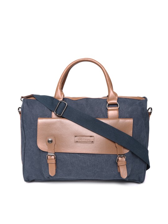 Unisex Blue Laptop Bag with Sling Strap