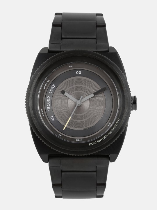 Unisex Gunmetal-Toned Dial Watch TS1002C