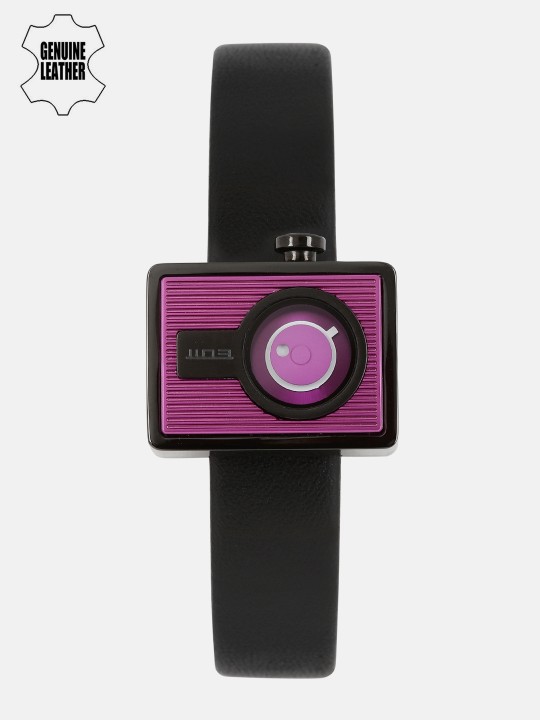 Women Purple Channel Cute Analogue Watch TS1103A
