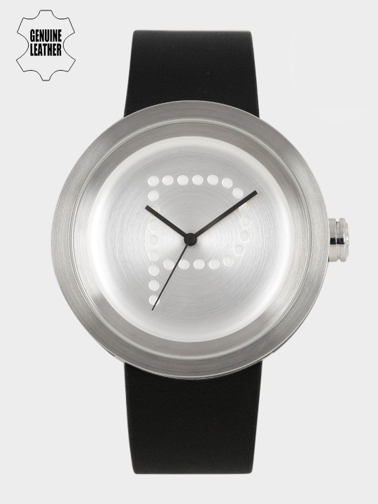 Unisex Silver-Toned Salt and Pepper Analogue Watch TS1404B