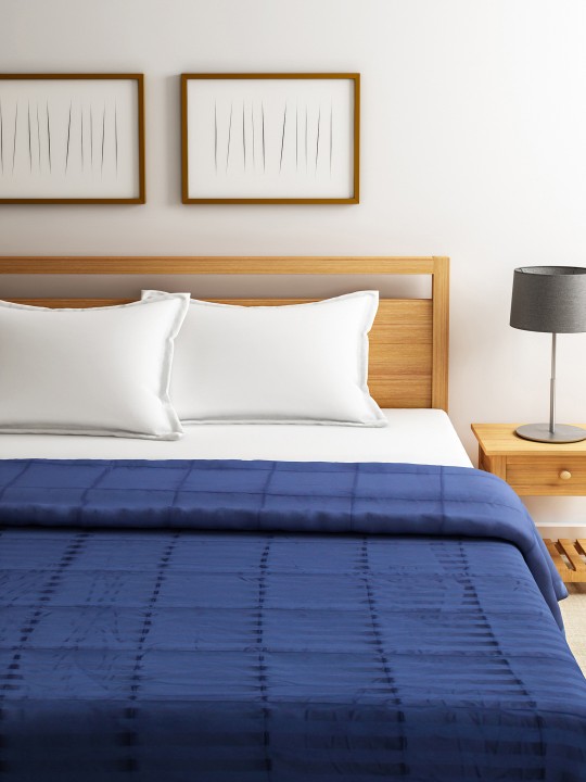 Blue Striped Double Comforter