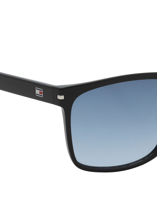 men blue lens & black square sunglasses th mark c3 57 s