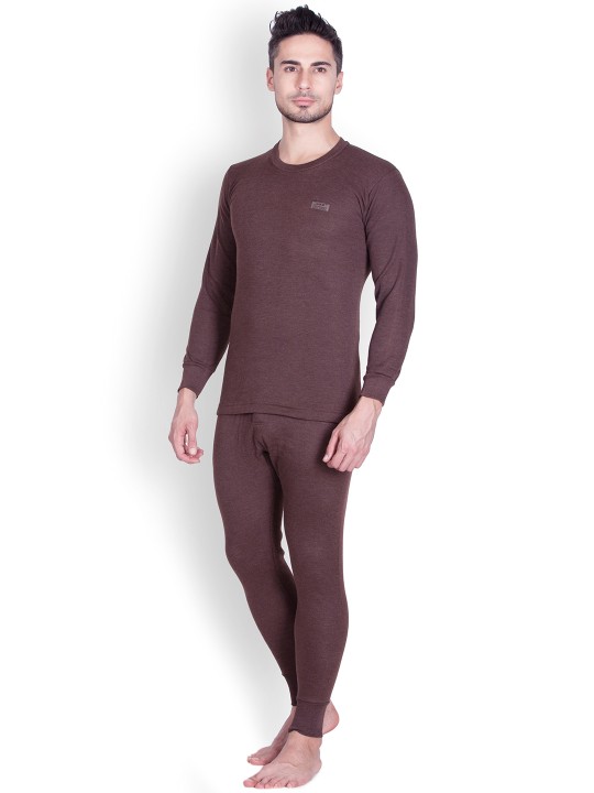 Brown Thermal Clothing Set