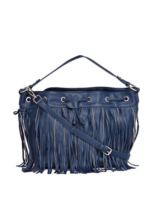 Buy Navy Fringed Handbag Online at desertcartZimbabwe