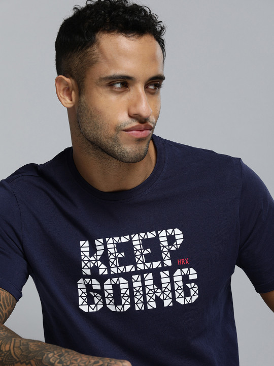 HRX by Hrithik Roshan Men Typography Printed T-shirt