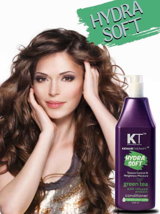 KT PROFESSIONAL Hydra Soft Texture Control Conditioner with Green Tea - 1000ml