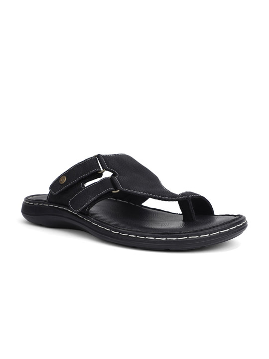 Bata Men Black Comfort Sandals