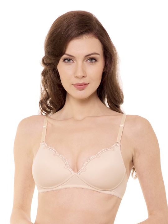 Beige T-shirt Bra FZUXDS-36C 32B