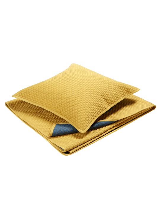 Mustard Yellow Single 26'' x 26'' Square Cushion