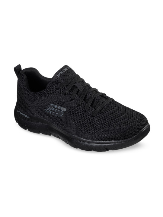 price history - Men Black Woven Design Sneakers