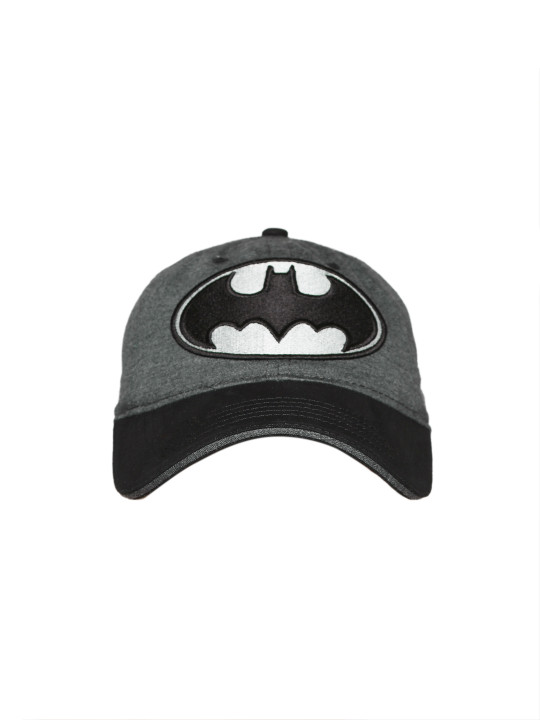 Men Black & Grey Batman Baseball Cap