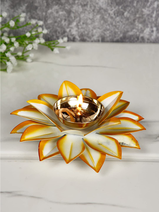 CraftVatika Brass Easy to Clean Diwali Diyas