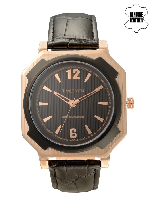 Men Black Analogue Dial Watch TSM-081x