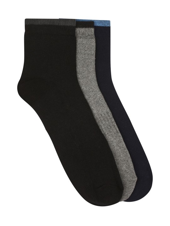 Men Pack of 3 Ankle-Length Socks