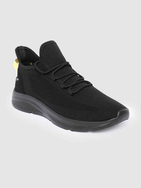 Flying Machine Men Black Sneakers