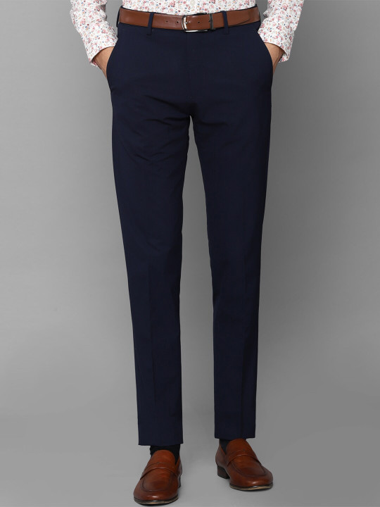 Louis Philippe Men Superslim Fit Everyday Smart Wear Comfort Stretch Formal Trouser