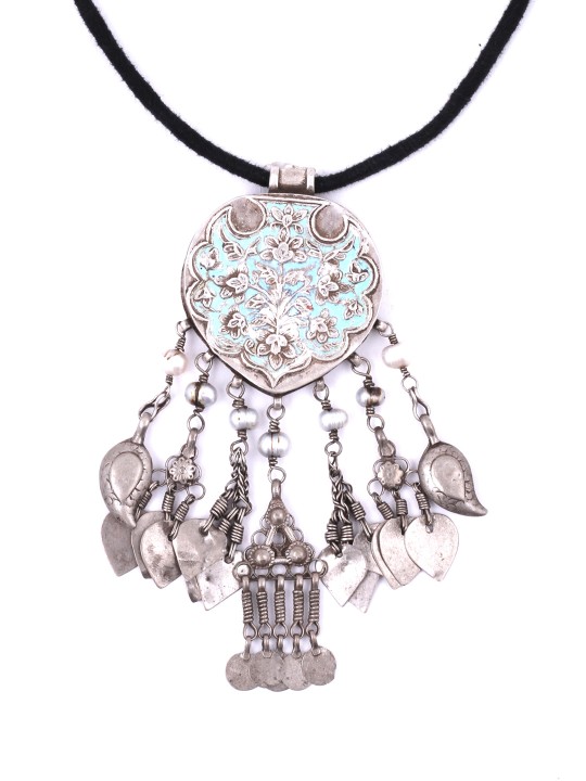 Oxidised Silver Handcrafted Pendant