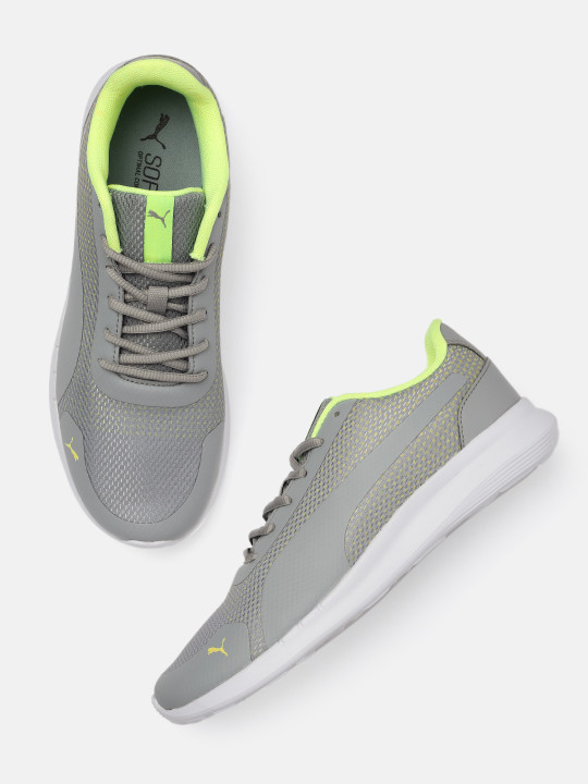 Puma Men Grey Puma Cave V2 Sneakers