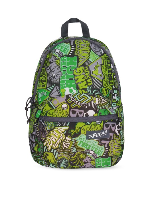 F Gear Unisex Green Backpacks