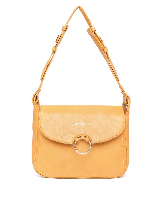 Buy Lisa Haydon for Mustard Yellow Shoulder Bag Online at