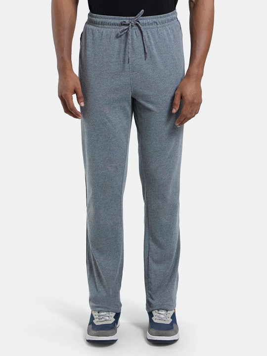 Jockey Super Combed Cotton Rich Solid Trackpant with Side Pockets - 9500