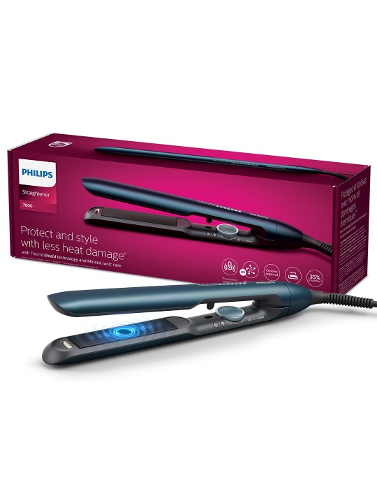 [For ICICI/KOTAK Card]Philips UV Protect Argan Oil Floating Plates ThermoShield Tech Hair Straightener BHS732/10