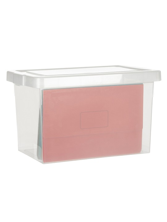 White Solid File Organiser