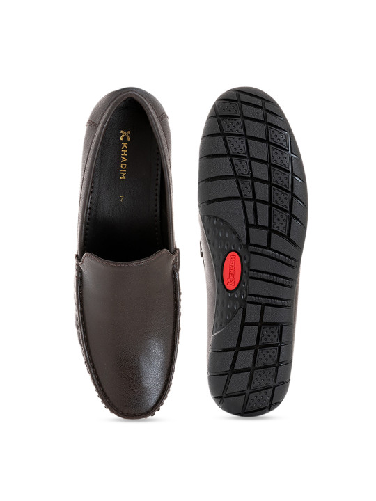 men brown loafers