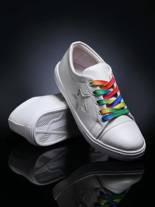 AROOM Women White Driving Casual Shoes