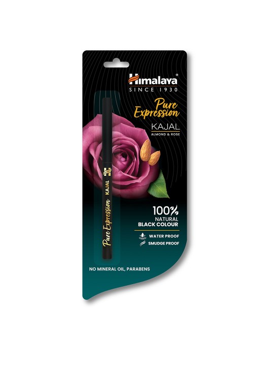 Himalaya Pure Expression Kajal, Matte Finish, Black