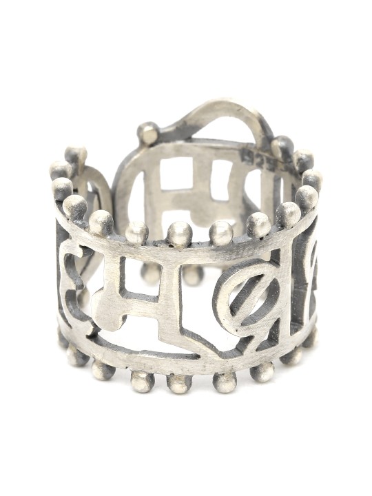 Women Silver Aham Brahamasmi Thumb Ring
