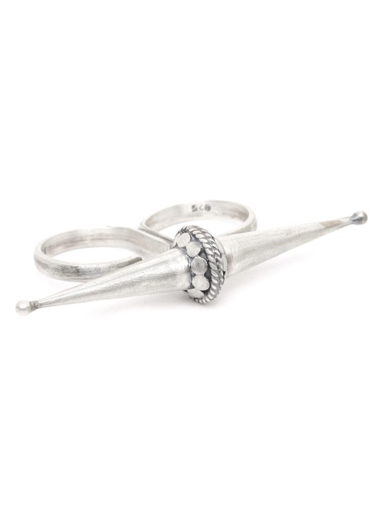 Women Silver Warrior Ring