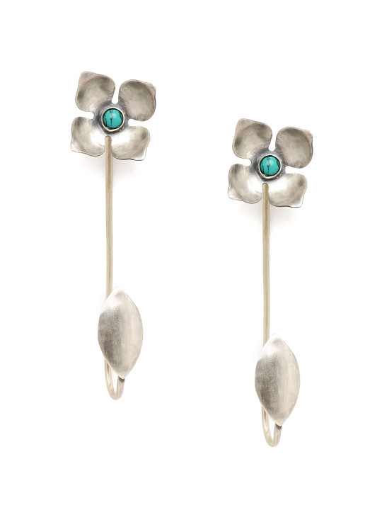 Silver Turquoise Blue Floral Jacket Earrings Buy Online In Andorra At Andorra Desertcart Com Productid 135670232 To share this review on your website/blog simply copy the following html code below and place it in your web page turquoise blue floral jacket earrings