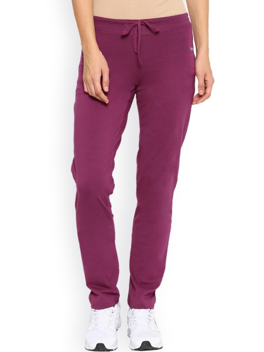 Women Burgundy Track Pants S