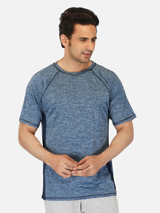 IMPERATIVE Men Navy Blue T-shirt