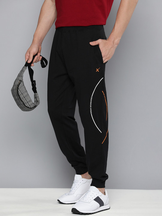 HRX by Hrithik Roshan Men Printed Regular Fit Cotton Joggers