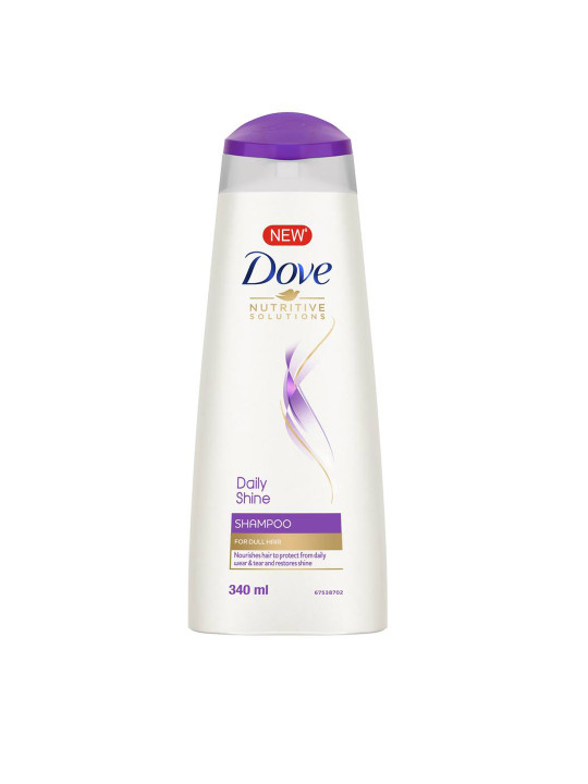 Dove Unisex Hair Therapy Daily Shine Shampoo 340 ml
