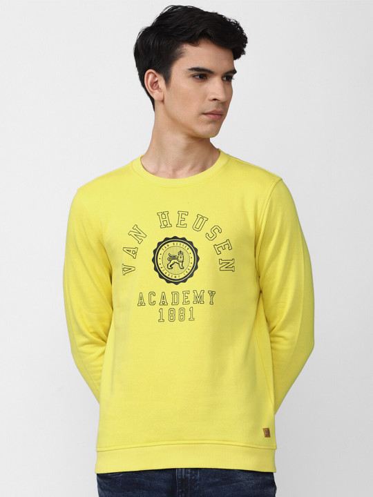 Van Heusen Academy Men Printed Sweatshirt