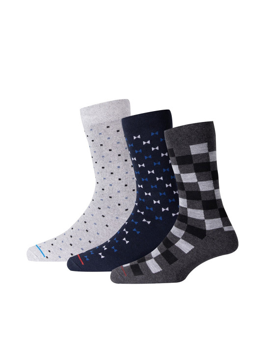 RC. ROYAL CLASS Men Pack Of 3 Calf-Length Socks