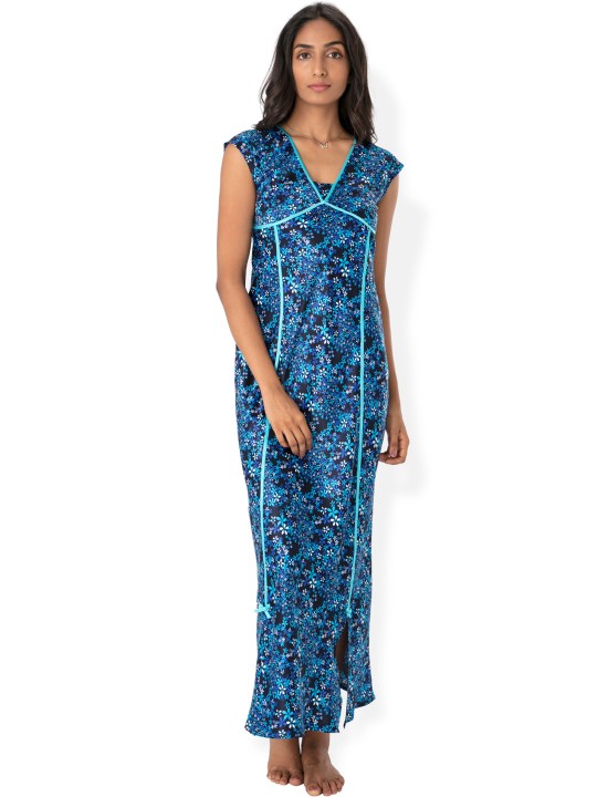 black maxi nightdress