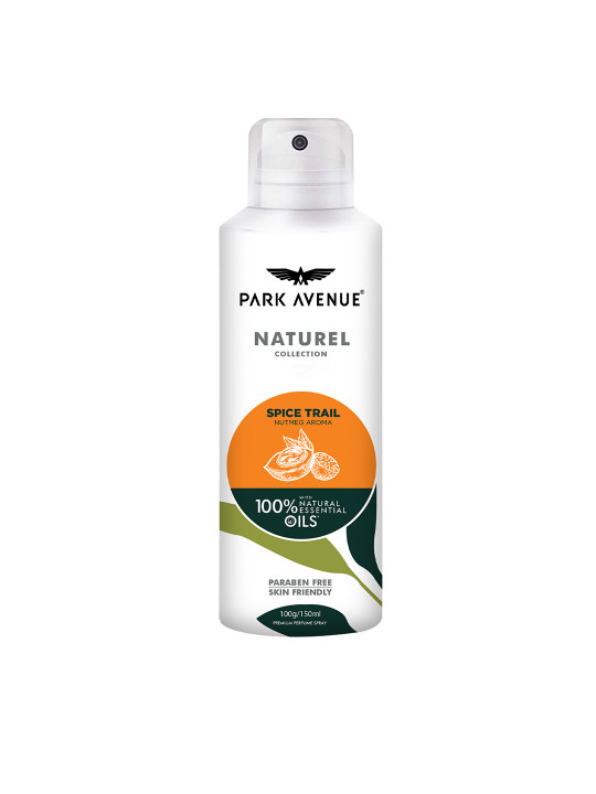 Park Avenue Men Naturel Spice Trail Deodorant with Essential Oils - Nutmeg Aroma - 100g