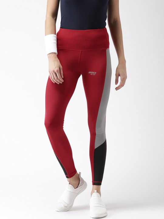 Red Running Tights M