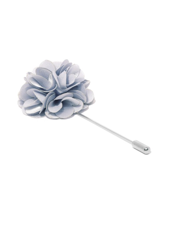 Men Gold-Toned & Blue Floral Detail Lapel Pin