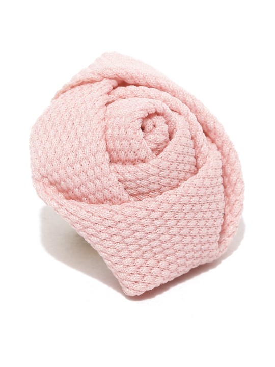 Men Pink Rose Lapel Pin