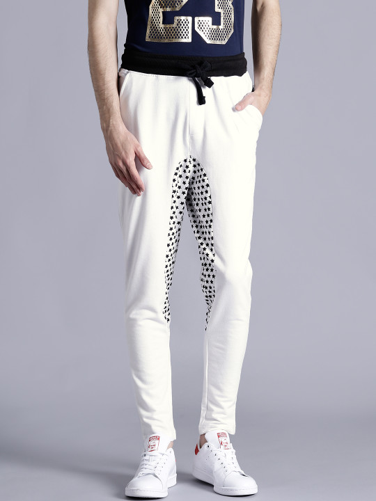 off white black track pants